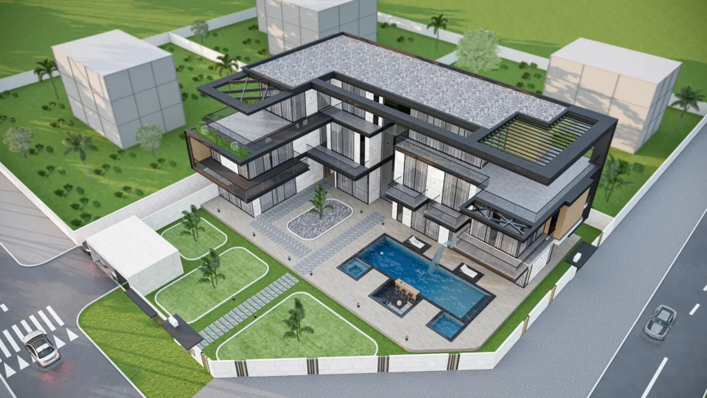 NABIL VILLA ARIEL VIEW 03